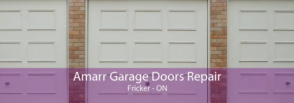 Amarr Garage Doors Repair Fricker - ON