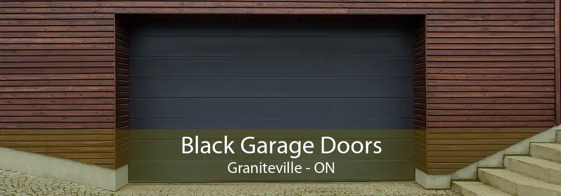 Black Garage Doors Graniteville - ON