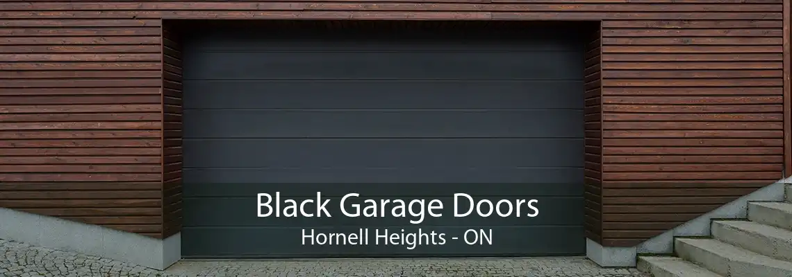 Black Garage Doors Hornell Heights - ON