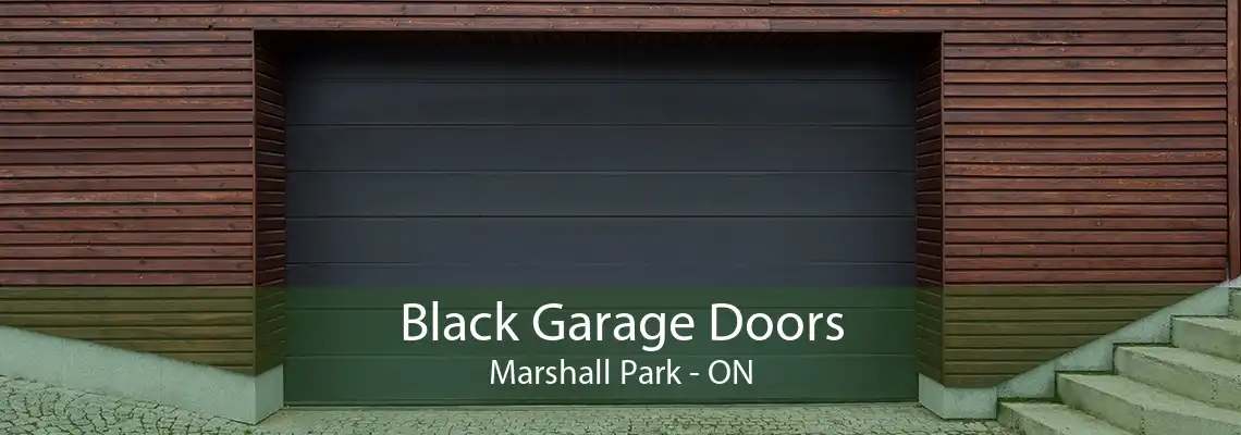 Black Garage Doors Marshall Park - ON