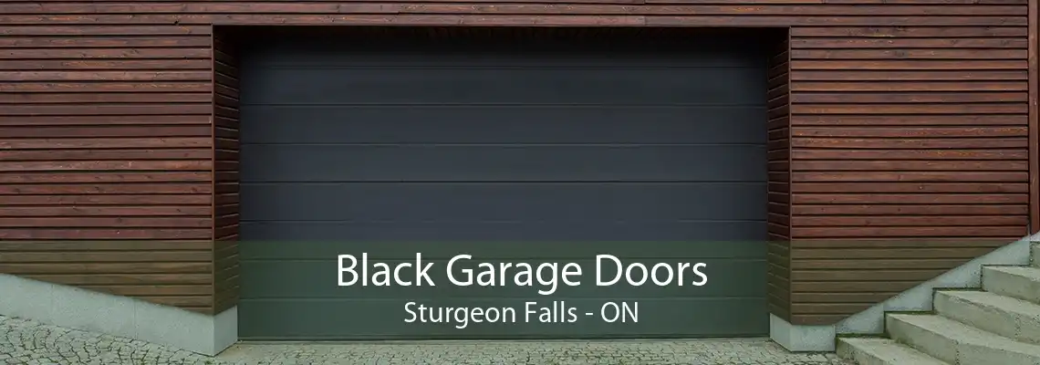 Black Garage Doors Sturgeon Falls - ON