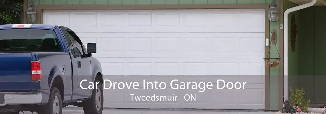 Car Drove Into Garage Door Tweedsmuir - ON