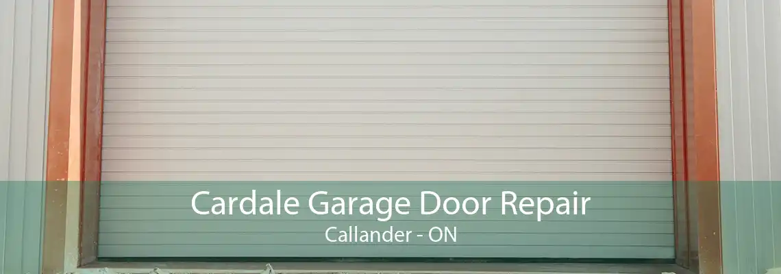 Cardale Garage Door Repair Callander - ON