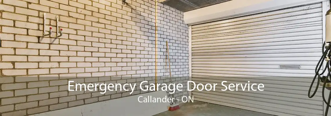 Emergency Garage Door Service Callander - ON