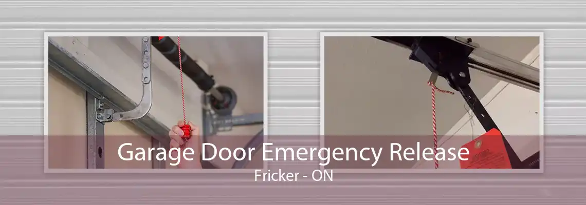 Garage Door Emergency Release Fricker - ON