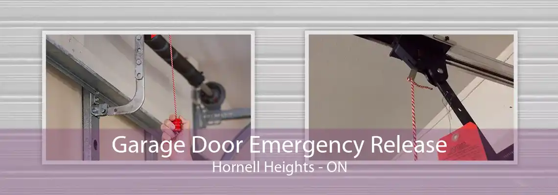 Garage Door Emergency Release Hornell Heights - ON