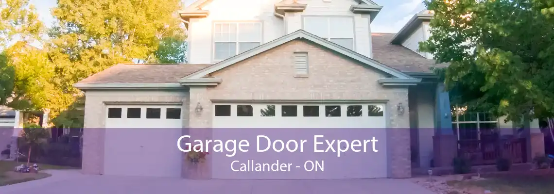 Garage Door Expert Callander - ON