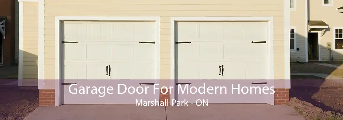 Garage Door For Modern Homes Marshall Park - ON