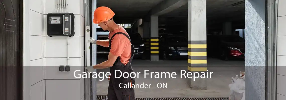 Garage Door Frame Repair Callander - ON
