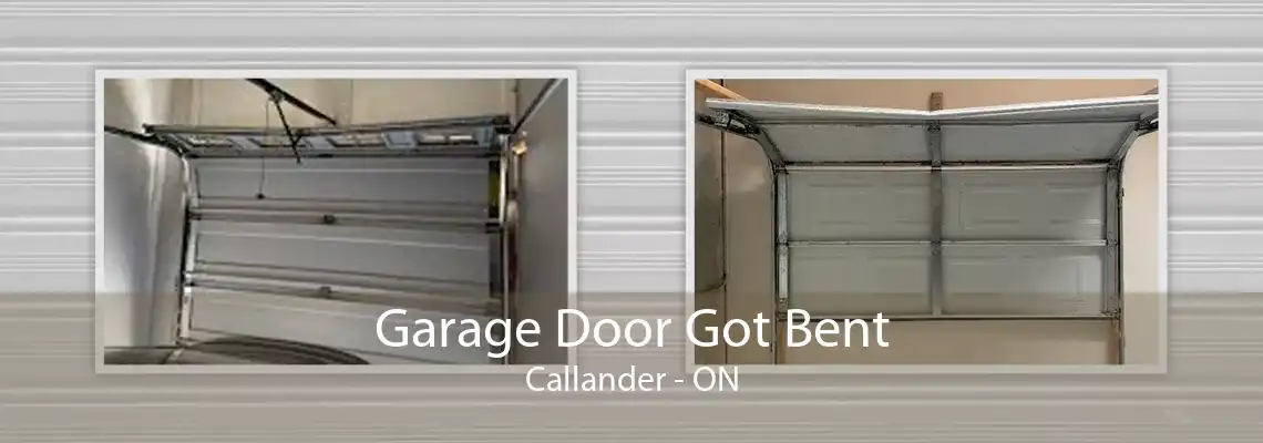 Garage Door Got Bent Callander - ON