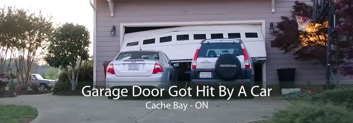 Garage Door Got Hit By A Car Cache Bay - ON