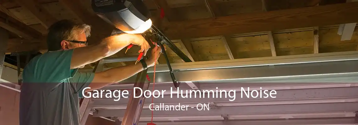 Garage Door Humming Noise Callander - ON
