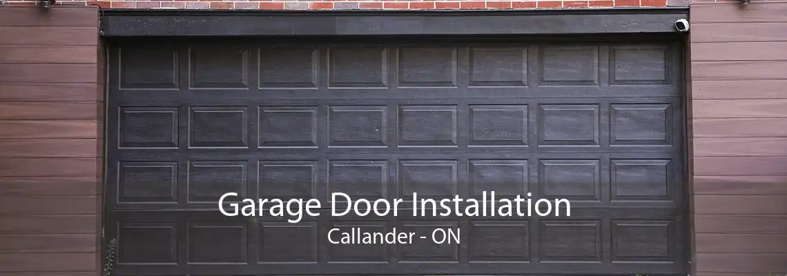 Garage Door Installation Callander - ON