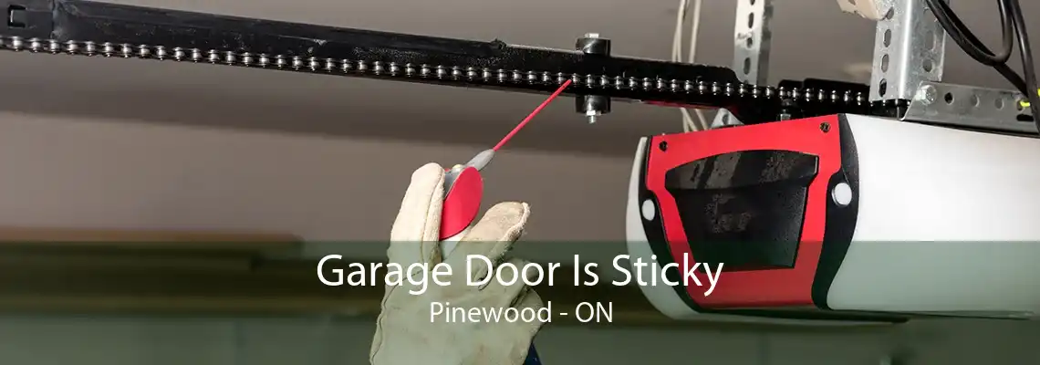 Garage Door Is Sticky Pinewood - ON