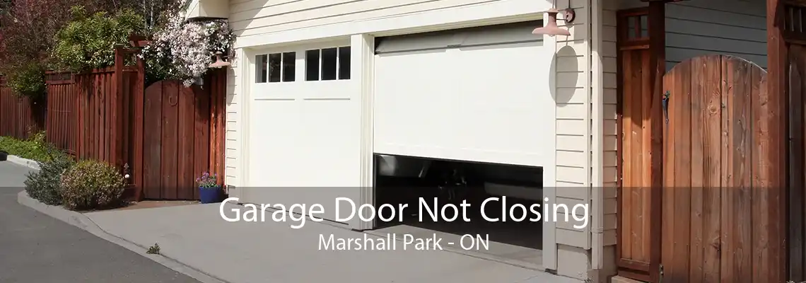 Garage Door Not Closing Marshall Park - ON