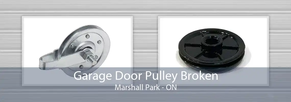 Garage Door Pulley Broken Marshall Park - ON
