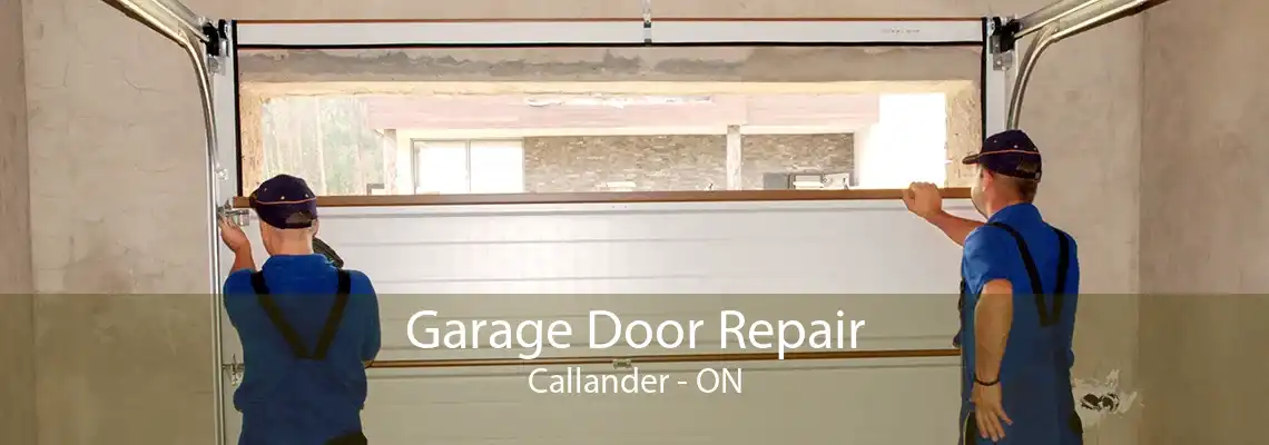 Garage Door Repair Callander - ON