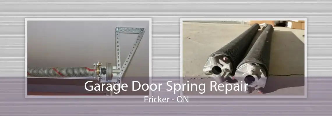 Garage Door Spring Repair Fricker - ON