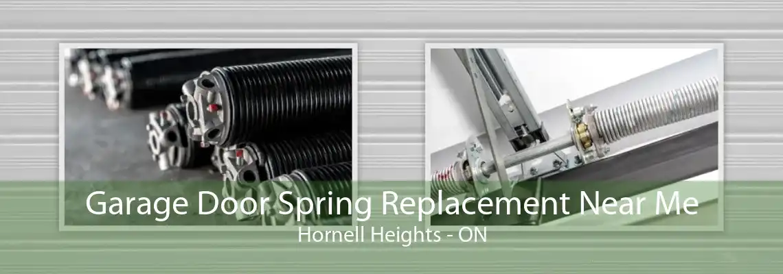 Garage Door Spring Replacement Near Me Hornell Heights - ON
