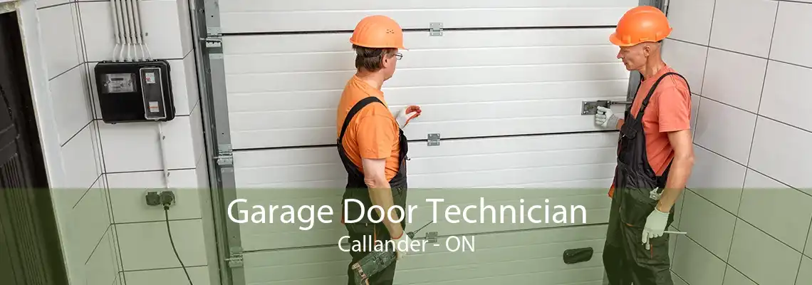 Garage Door Technician Callander - ON