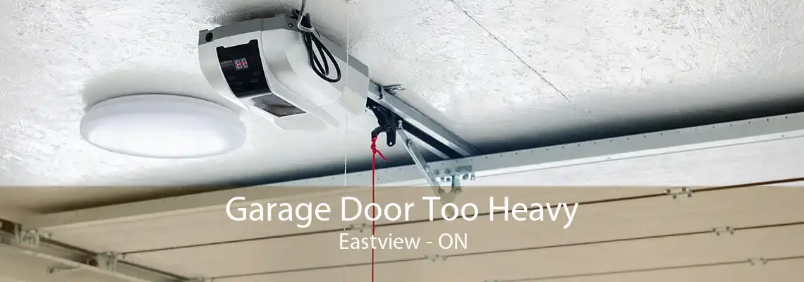 Garage Door Too Heavy Eastview - ON