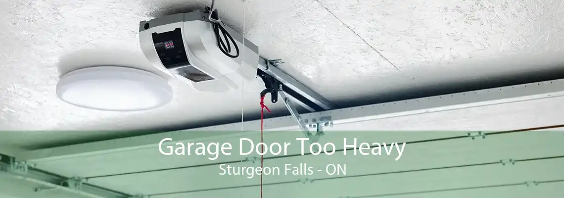 Garage Door Too Heavy Sturgeon Falls - ON