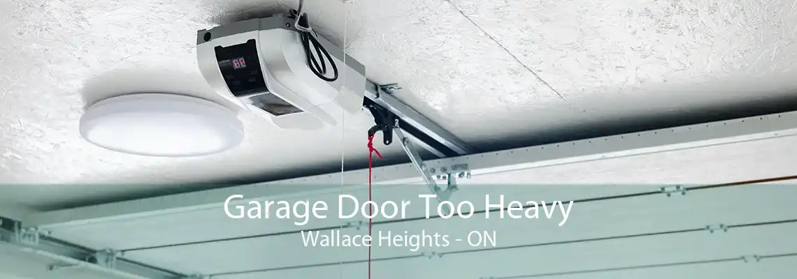 Garage Door Too Heavy Wallace Heights - ON