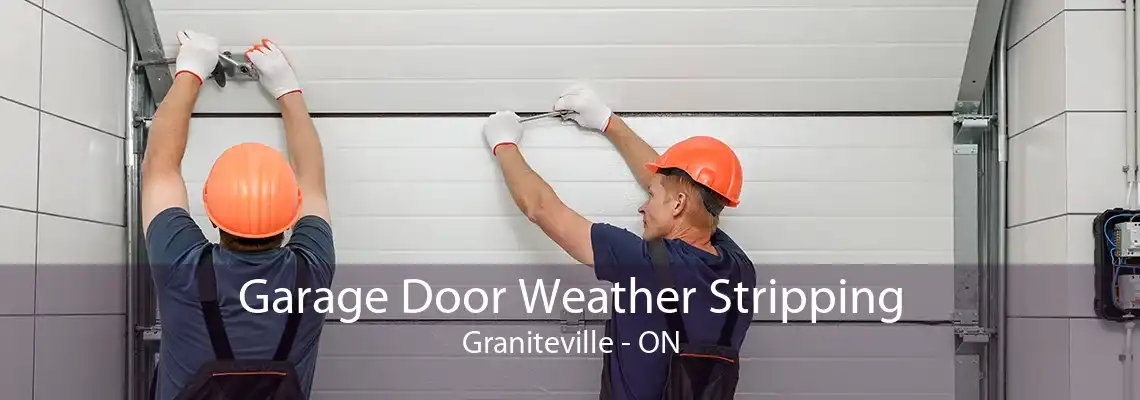 Garage Door Weather Stripping Graniteville - ON