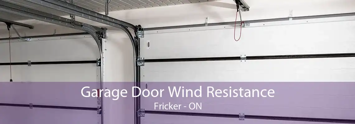 Garage Door Wind Resistance Fricker - ON