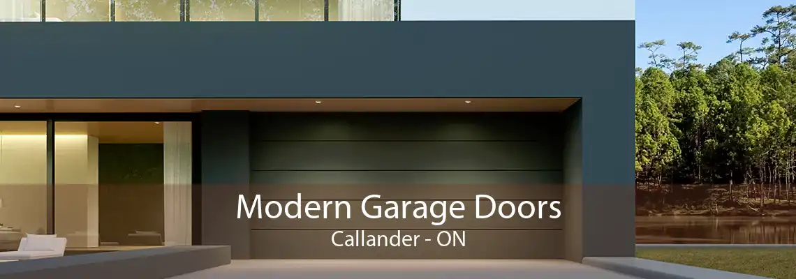 Modern Garage Doors Callander - ON