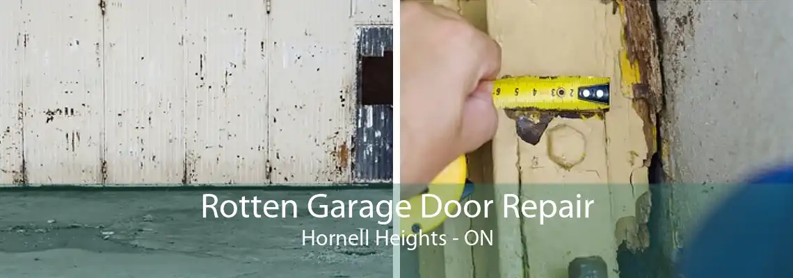 Rotten Garage Door Repair Hornell Heights - ON