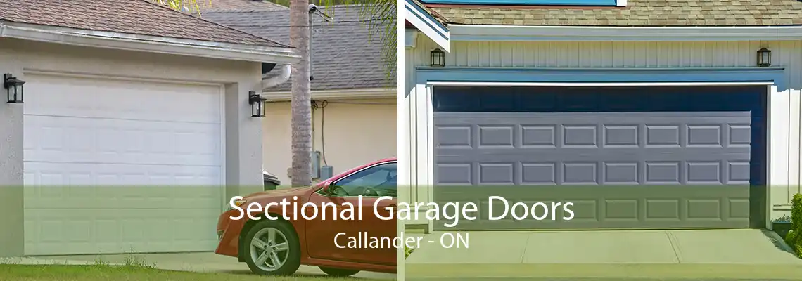 Sectional Garage Doors Callander - ON