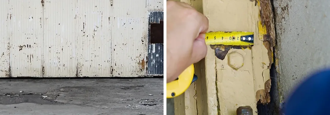 Lift Master Rusty Garage Doors in Sturgeon Falls, ON