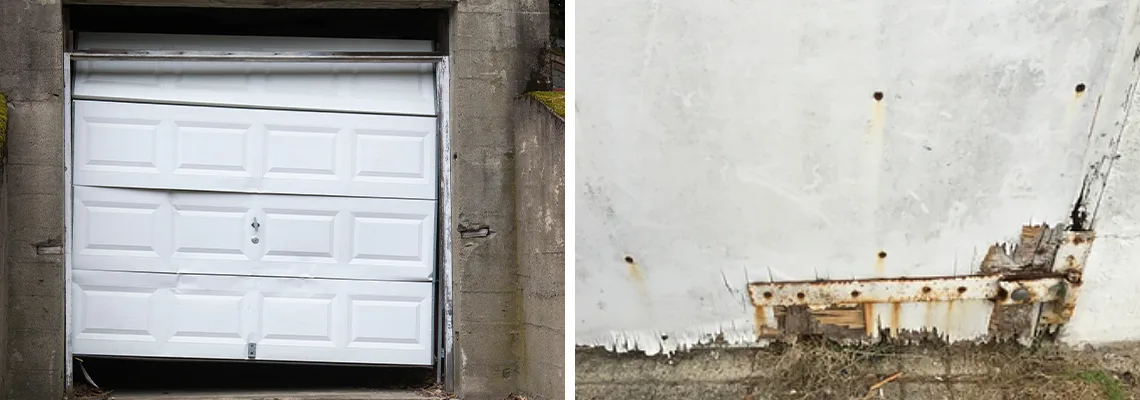 Rotten Commercial Garage Door Repair in Sturgeon Falls, ON